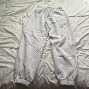 Whit/grey Brandy Melville XS sweatpants